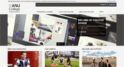 Desktop Screenshot of anucollege.edu.au